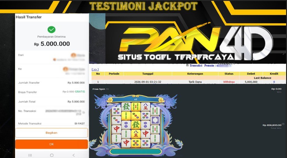 JACKPOT SLOT Mahjong Wins 3 - Black Scatter DENGAN TOTAL KEMENANGAN Rp5.000.000 LUNAS